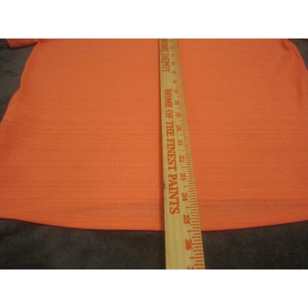 Nike Shirt Mens Medium Orange Running Short Sleeve Dri-Fit‎ Crew Neck Athletic